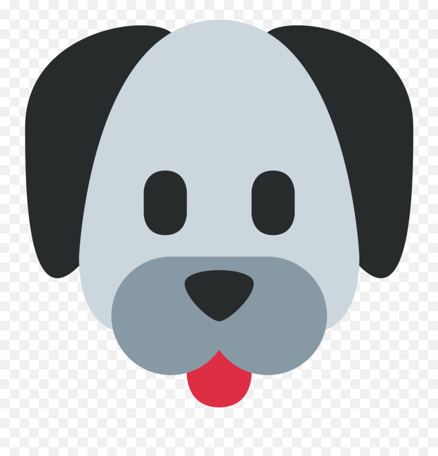 Twemoji 1f436 - Dog Emoji Twitter,Panda Emoji