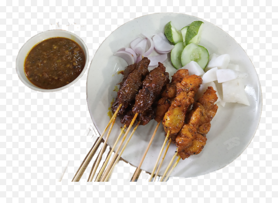 Satay Sate Skewer Food Grill Bbq - Brochette Emoji,Grill Emoji