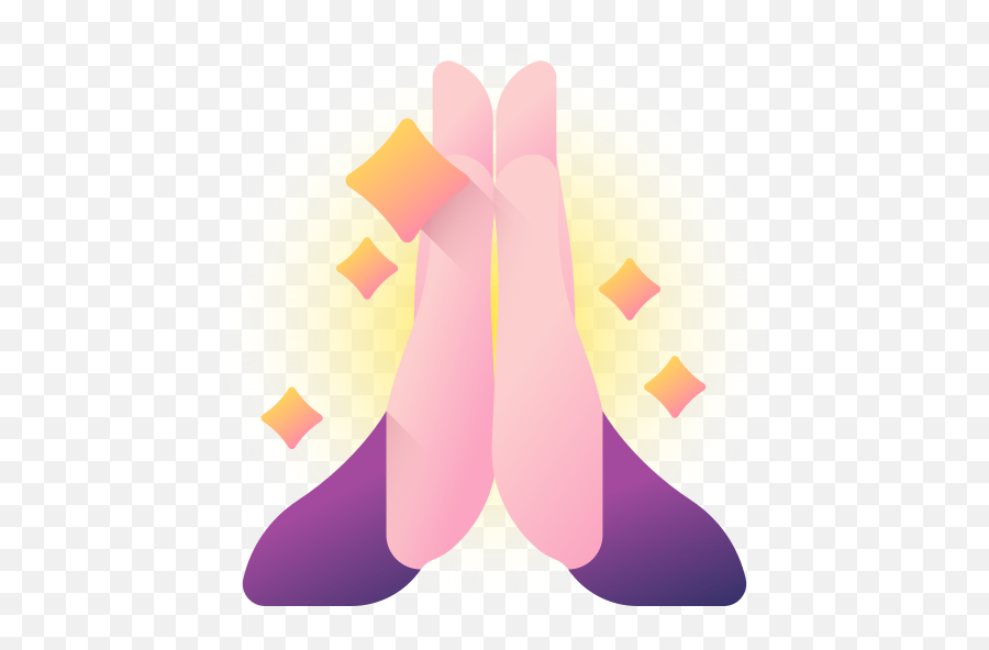 Praying - Clip Art Emoji,Praying Emoji Copy