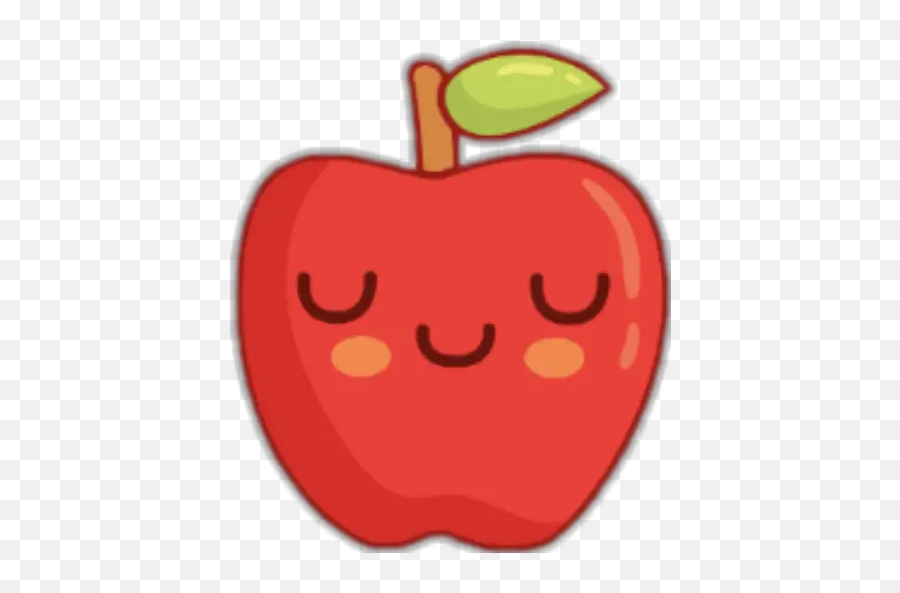 Foods - Stickers For Whatsapp Cute Apple Transparent Background Emoji,El Salvador Emoji