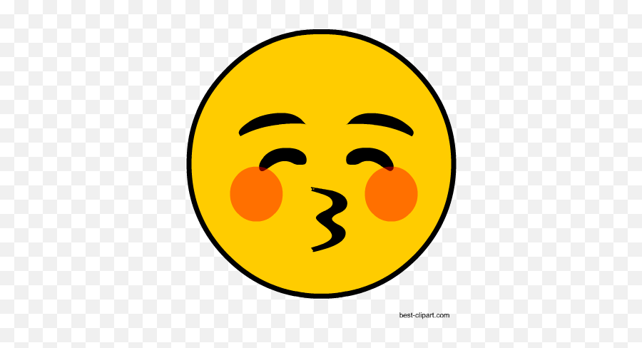 Free Emoji Clipart At Getdrawings - Meaning Of Emoji Blowing A Kiss,Ios9.1 Emojis