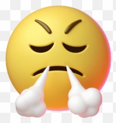 Angry Animated Emoji Sticker - Transparent Gif