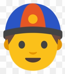 Man With Chinese Cap Emoji - Chino Emoji,Chinese Emoji Meaning