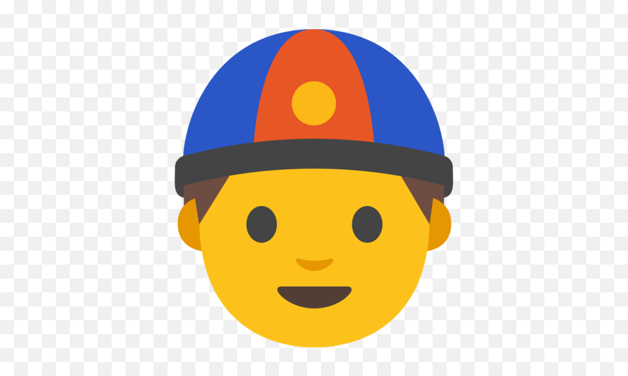 Man With Chinese Cap Emoji - Chino Emoji,Chinese Emoji Meaning