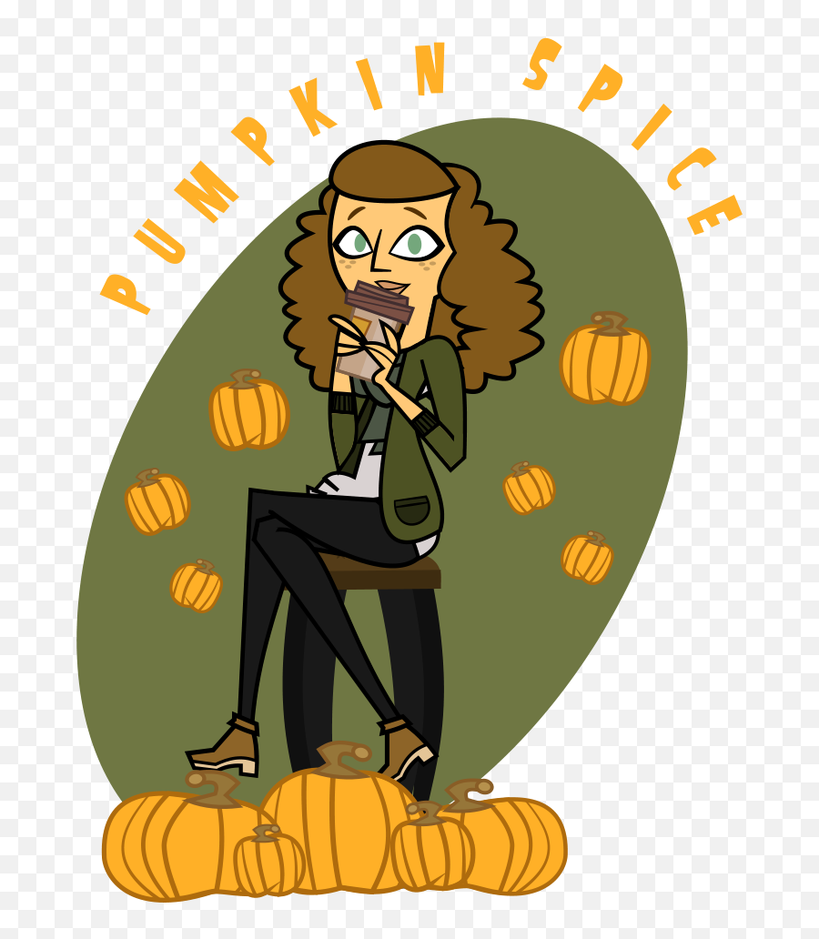 Free Stock Pumpkin Spice Latte Clipart - White Girl Pumpkin White Girl With Pumpkin Spice Coffee Emoji,Latte Emoji