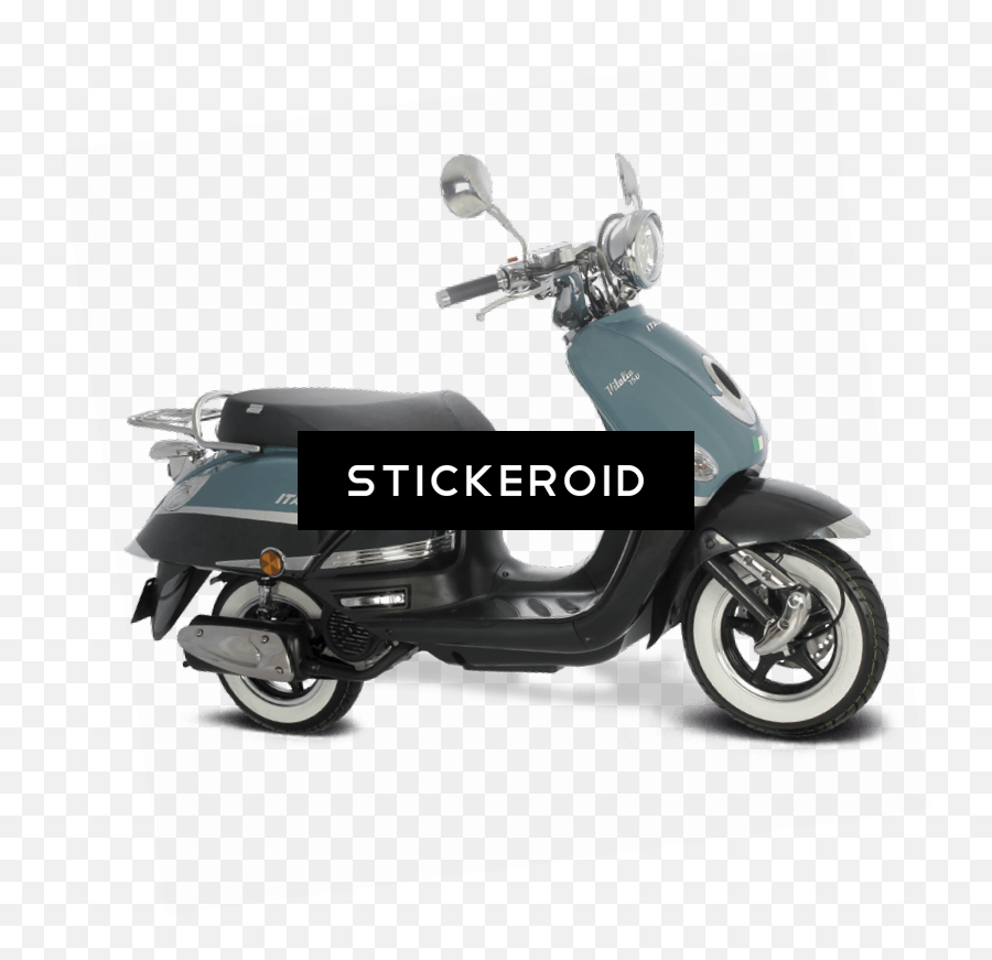 Scooter Vector Emoji Picture - Transparent Moped,Scooter Emoji