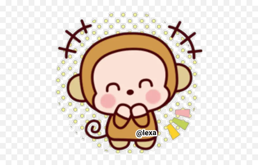 Cute Monkey Stickers For Whatsapp - Cartoon Emoji,Emoji Sexo
