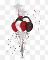 Umbrella 13 Balloons - Illustration Emoji