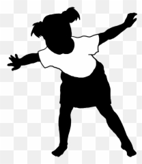 Dollars clipart silhouette Transparent - Silhouettes Of Black Children Playing Emoji