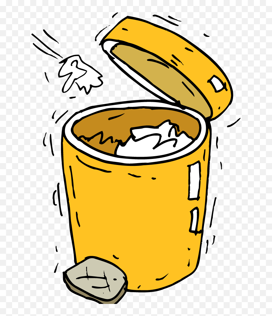 Bin Clipart - Full Size Clipart 1708313 Pinclipart Food Storage Containers Emoji,Trashcan Emoji