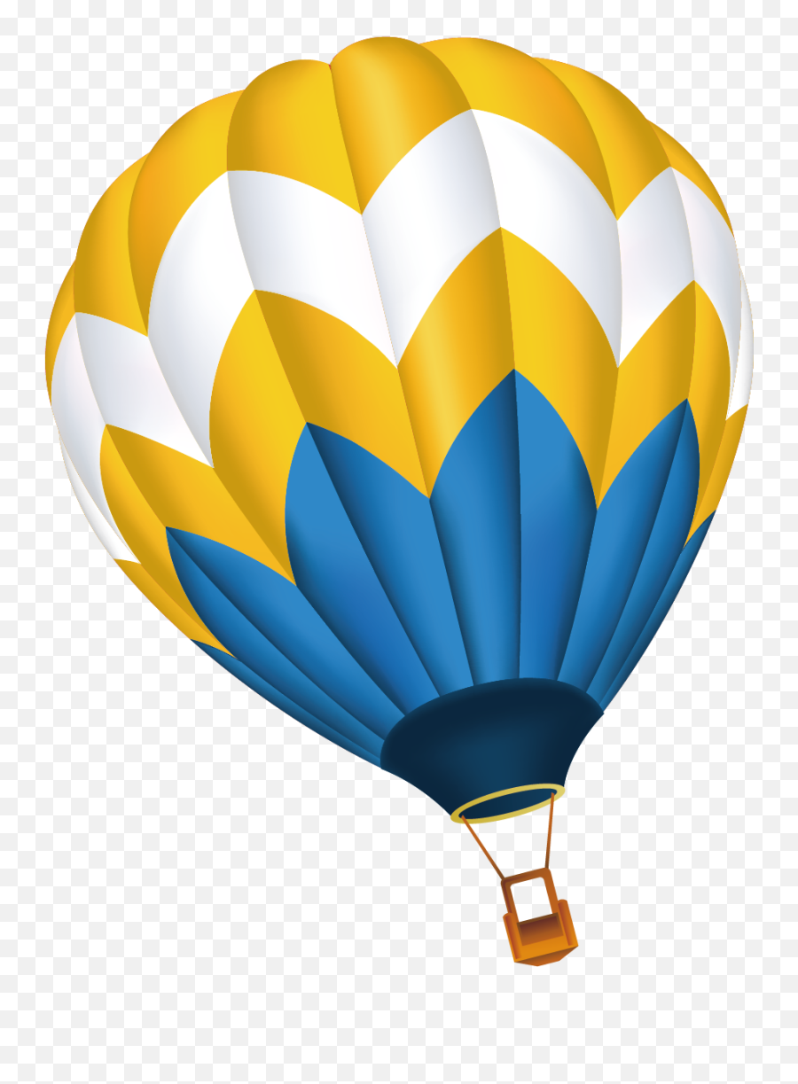 Hot Air Balloon Vector Png Download - Cartoon Transparent Hot Air Balloon Emoji,Hot Air Balloon Emoji