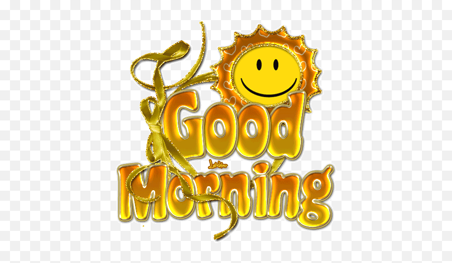 Good Morning Sunshine - Good Morning Gif Smiley Emoji,Good Morning Emoticon