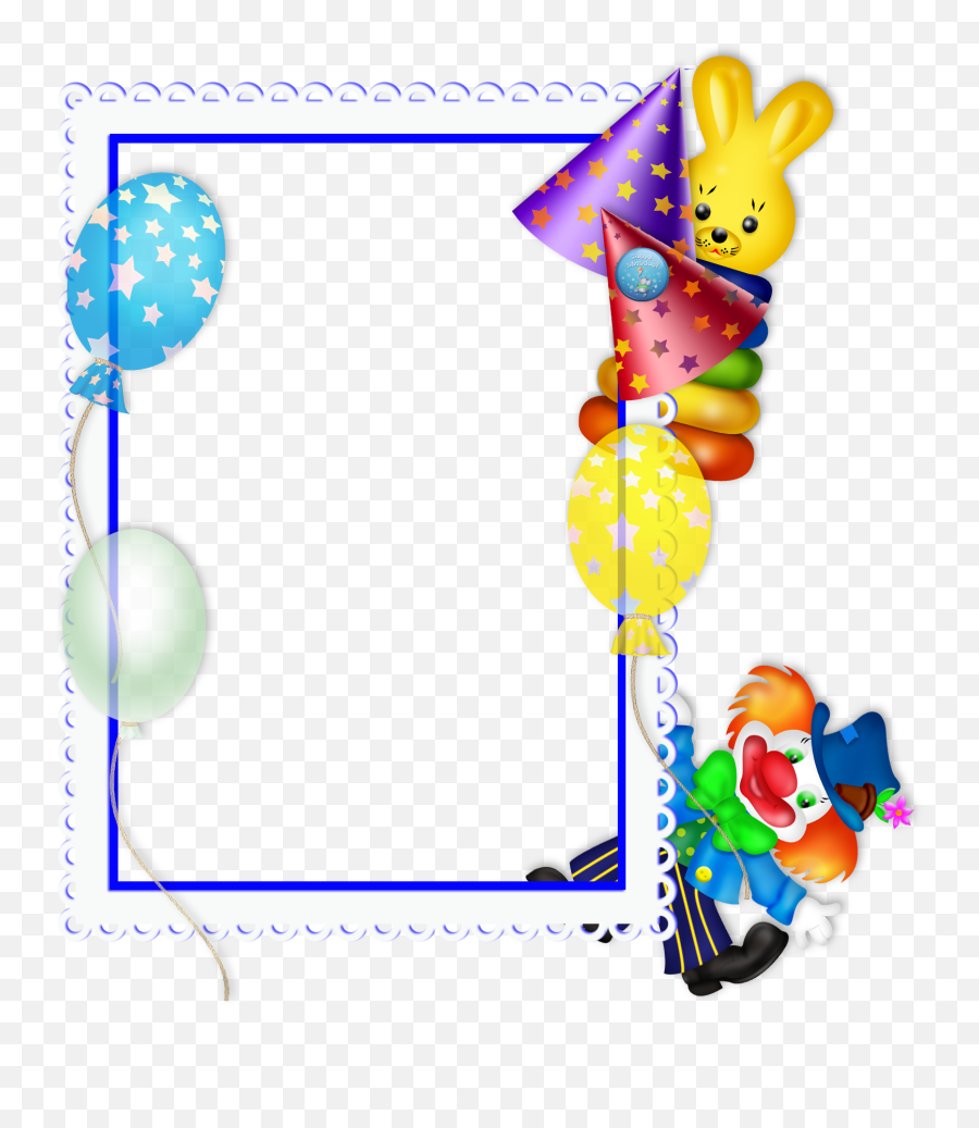 Pool Party Frame Transparent Png - Transparent Png Format Happy Birthday Png Emoji,Emoji Pool Party
