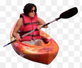 Man In Canoe Clipart Transparent - Kayaking Png Emoji,Canoe Emoji