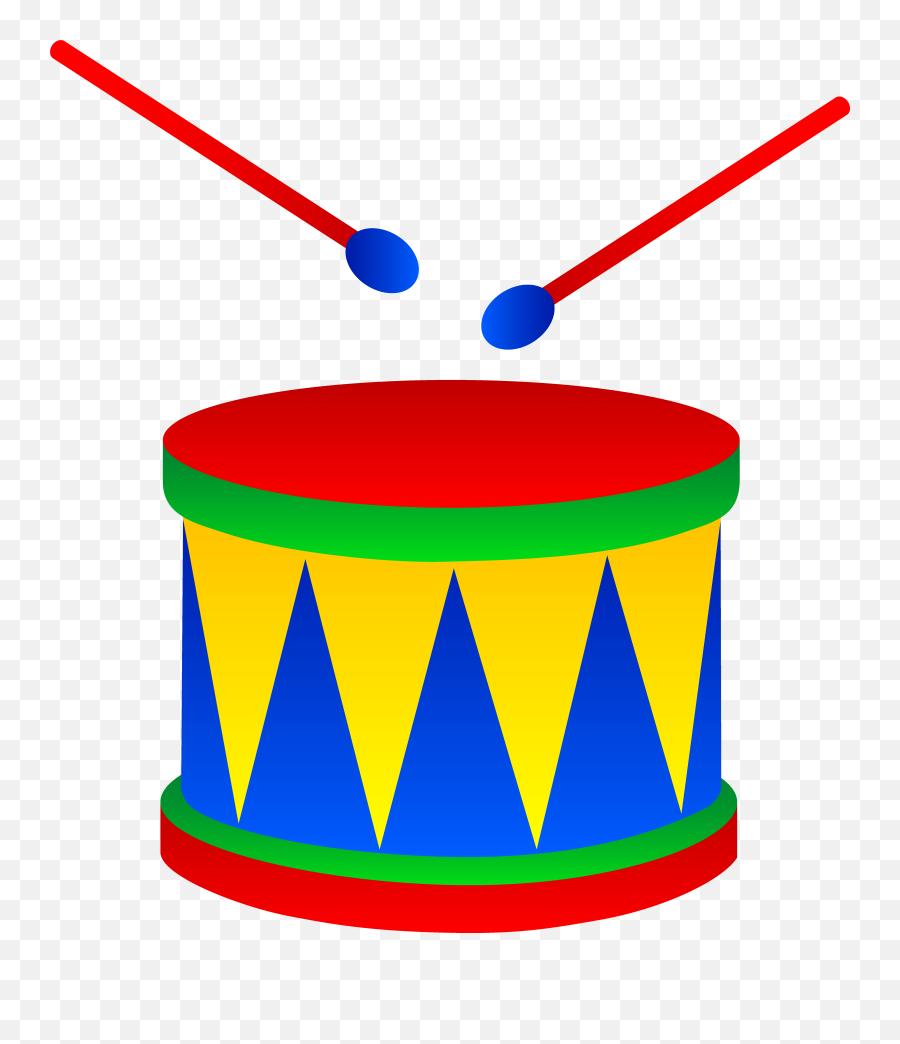 Drums Colouring Transparent Png - Clipart Of A Drum Emoji,Drum Roll Emoji