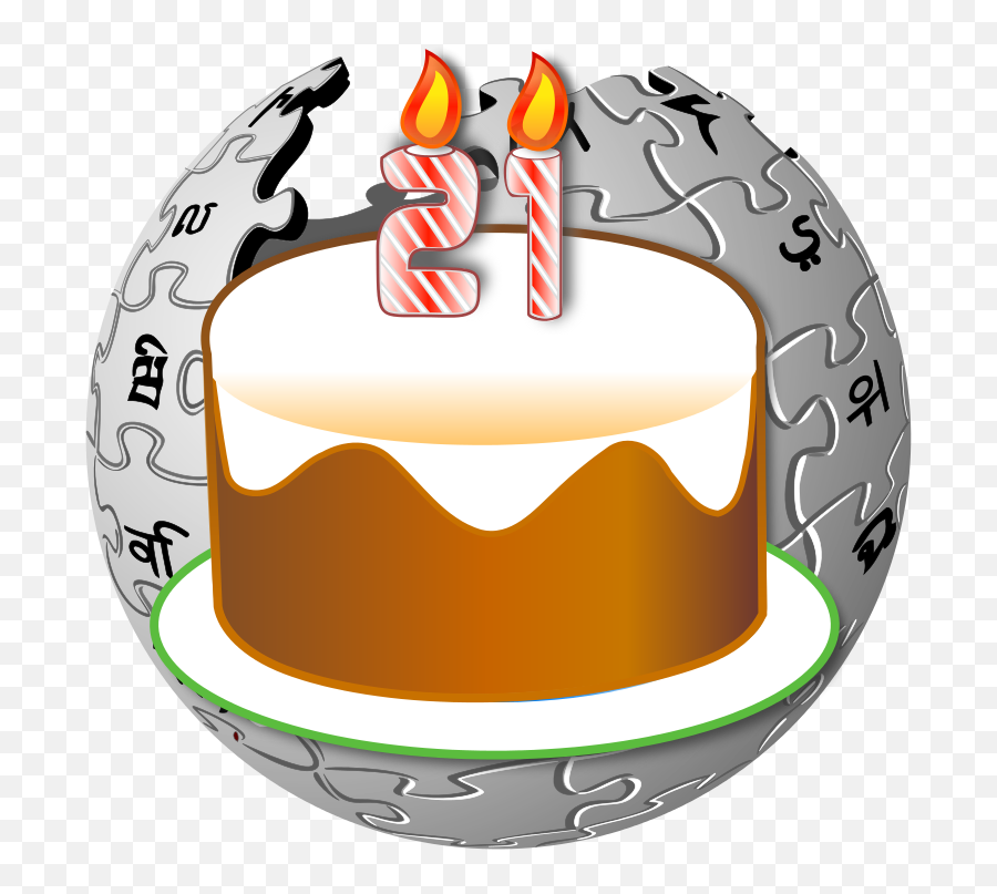 21 Ans Wikipédia - Urime Per Ditelindjen 21 Vjec Emoji,Birthday Cake Emojis