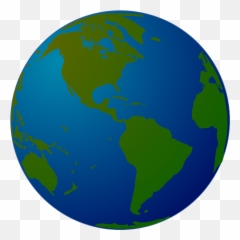 Earth World Globe Map Planet - Clipart Emoji