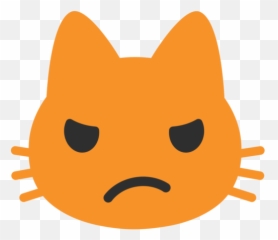 Gato Enfadado Emoji - Android Cat Emoji,Enojado Emoji