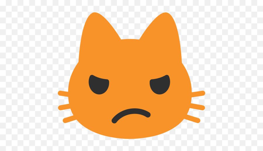 Gato Enfadado Emoji - Android Cat Emoji,Enojado Emoji