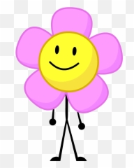 Flower - Battle For Dream Island Flower Emoji,Smile Flower Emoticon