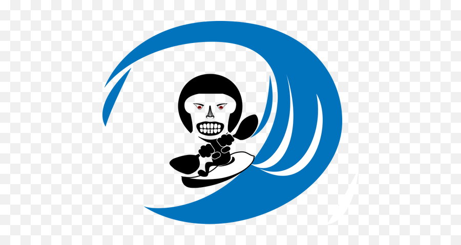 Mad Waveski Man - Waveski Emoji,Running Emoticon