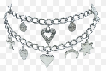 Jewelry Aesthetic Aesthetictumblr Grunge Grungeaestheti - Aesthetic Chain Necklace Png Emoji,Emoji Jewelry