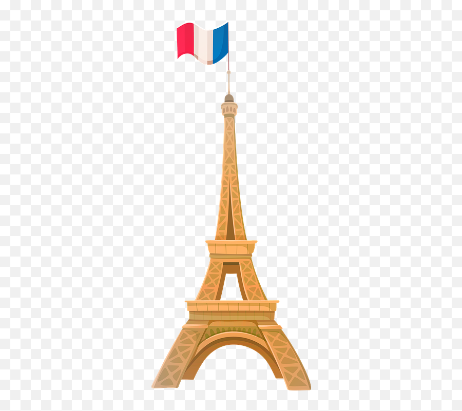 Eiffel Tower French Flag Paris - Eiffel Tower French Flag Png Emoji,London England Flag Emoji