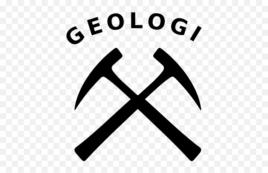 Geology Symbol Vector Graphics - Crossed Rock Hammers Emoji,Kawaii Emoji