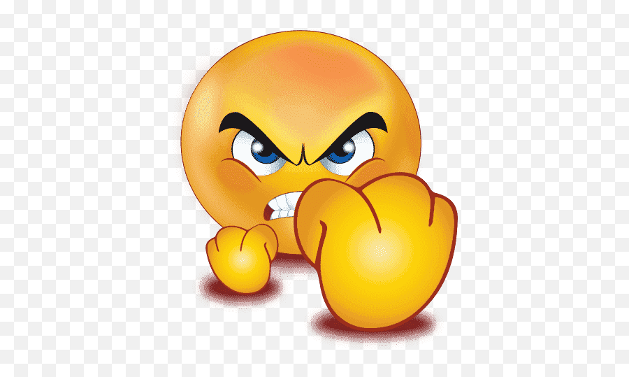 Gradient Angry Emoji Png Image Png Mart - Boxing Smiley,Angry Emoji Png