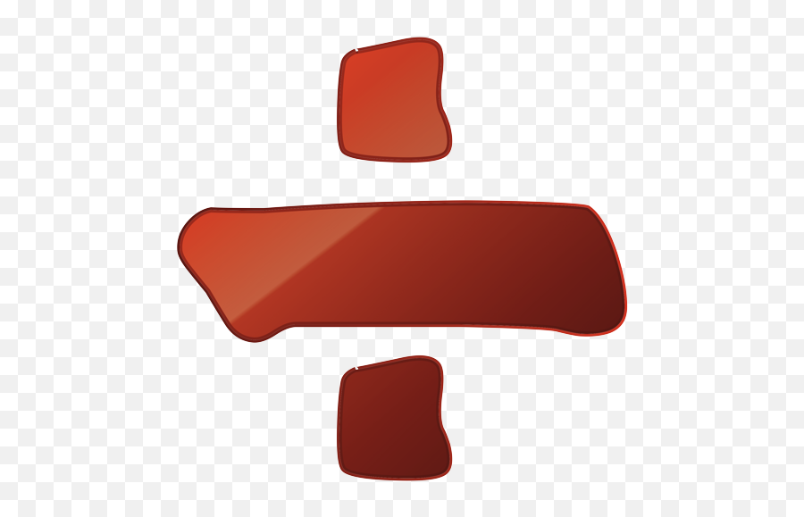 Emoji U2013 The Official Brand Heavy Division Sign Variant Red - Division Sign Red Png,Math Emoji