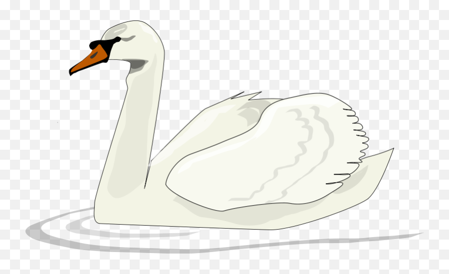 Free White Swan Clip Art - 7 Swans Swimming Png Emoji,Swan Emoji