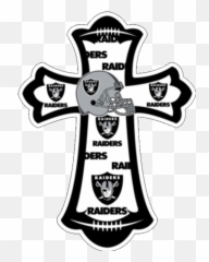 Trending Raiders Stickers - Cross Emoji