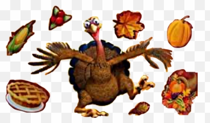 Thanksgiving Feast Turkey Pie Leaves - Tomfoolery Emoji