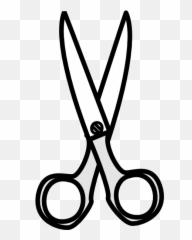 Scissors And Glue Clipart Black And White - Scissors Clipart Black And White Emoji,Scissor Emoticon