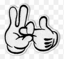 Mickey Mouse Hands Rolling Tattoo Emoji,Shaka Emoji