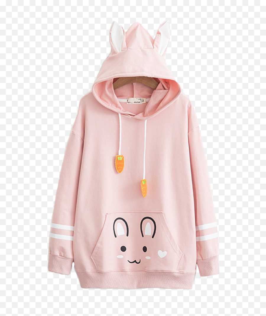 Largest Collection Of Free - Toedit Bunny Hoodie Stickers Bunny Hoodie Shopee Emoji,Emoji Hoodies