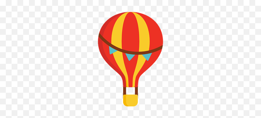 Funfair Park Stickers - Hot Air Balloon Emoji,Hot Air Balloon Emoji