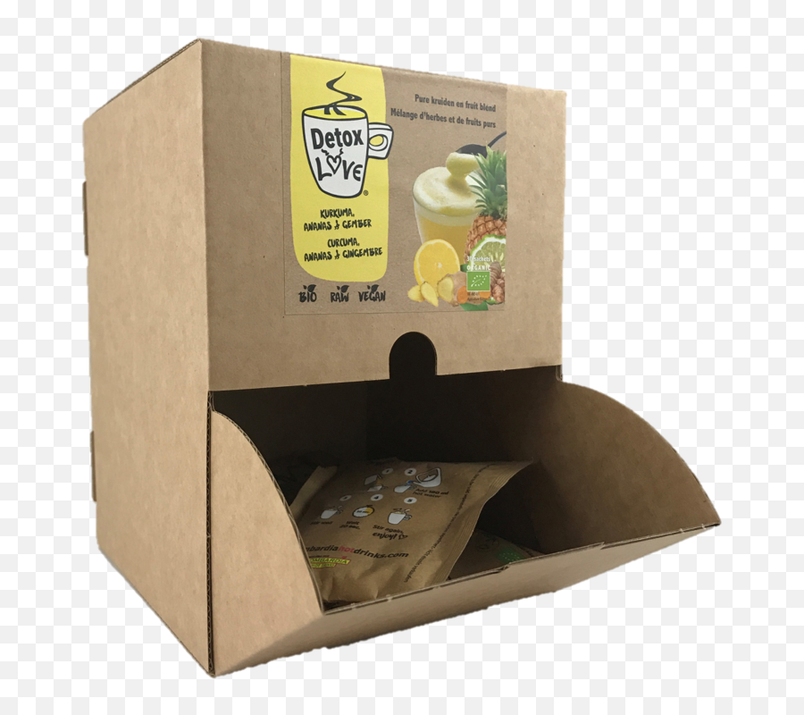Detoxlove Organic Advantage Box - Carton Hd Png Download Cardboard Packaging Emoji,Empty Box Emoji