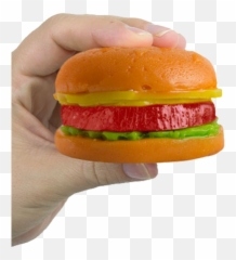 Gummy Burgers Gummy Candy - Giant Gummy Burger Emoji,Emoji Cheeseburger Crisis