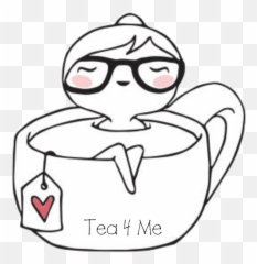Tea Spa Cup Bathing Freetoedit - Cartoon Emoji,Frog Tea Emoji
