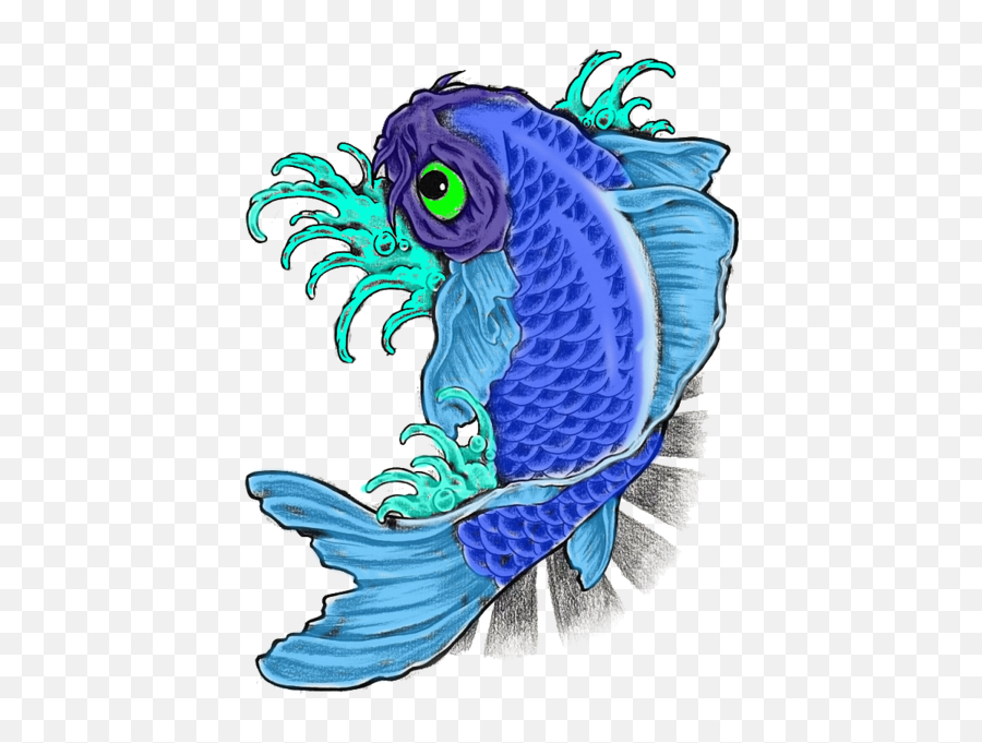 Koi Fish - Aquarium Fish Emoji,Koi Fish Emoji