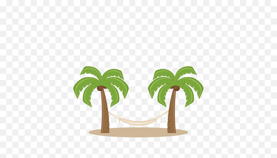 Hammock Old Transparent Png Clipart - Cute Palm Trees Clipart Emoji,Hammock Emoji