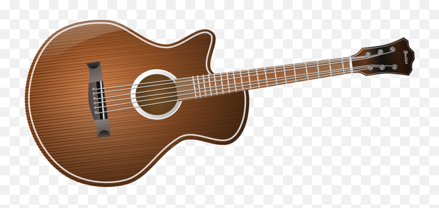 Guitar Clip Art 4 - Guitar Png Hd Emoji,Acoustic Guitar Emoji