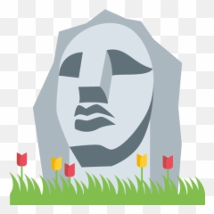 Guess The Big Read Title From The Emoji - Moyai Emojis,Stone Emoji