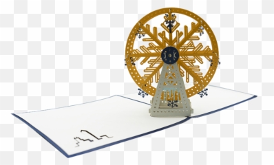 Winter Ferris Wheel Pop Up Card - Circle Emoji,Ferris Wheel Emoji