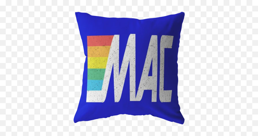 Mac Atm Retro Logo Pillow - Cushion Emoji,Atm Emoji