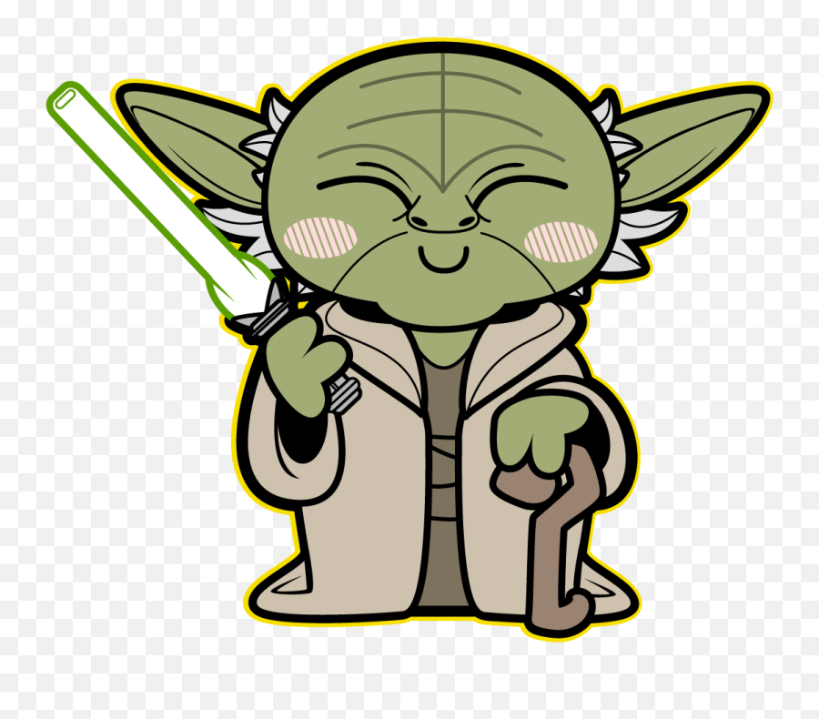 Stitch Clipart Yoda Stitch Yoda - Yoda Kawaii Emoji,Yoda Emoticon
