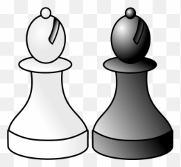 Chess Bishop White - Pawn Piece Emoji