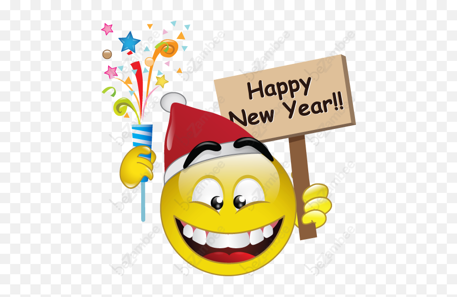 Pin - Happy New Year 2020 Emoji,New Emojis 2017