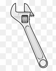 Hammer And Wrench Clipart - Adjustable Wrench Clipart Emoji,Wrench Emoji